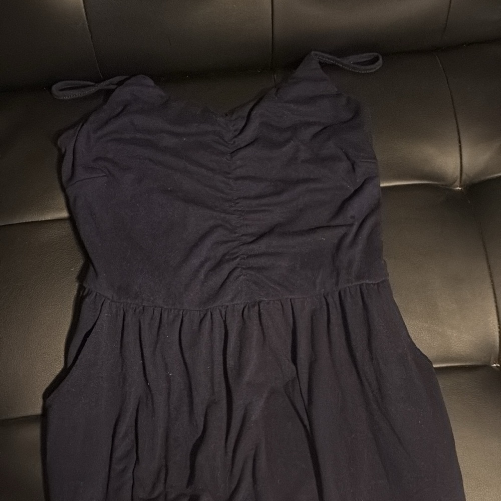 Navy Blue Sleeveless Dress